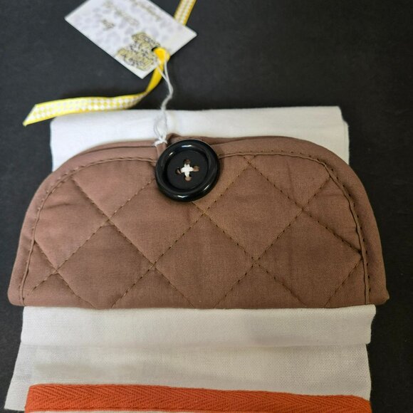 Handmade Hanging Oven Bar Towel Decor This Is Dog's House We Just Pay Rent NWT - Picture 4 of 8